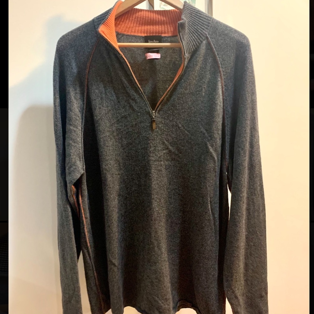 Neiman Marcus cashmere quarter zip